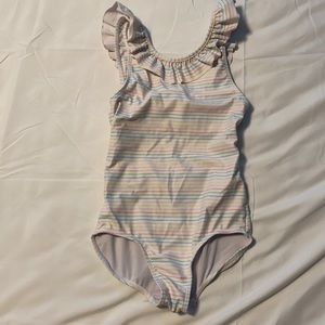 minnow Swim Girls One Piece Swimsuit, 7/8